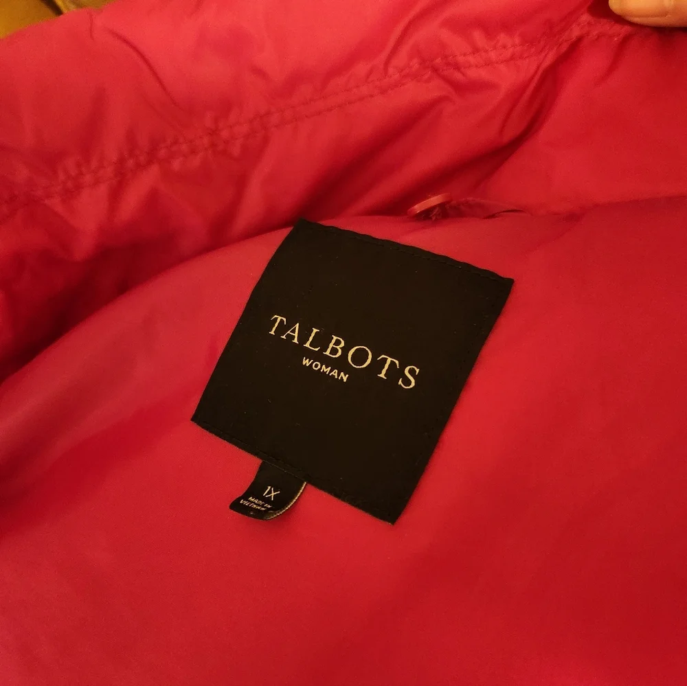 Talbots Women's Pink Quilted Jacket Size 1X Like New - Picture 6 of 7